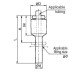 Plug-in Reducer ,Applicable Tubing OD6mm X Plug OD4mm ,10pcs/pkt