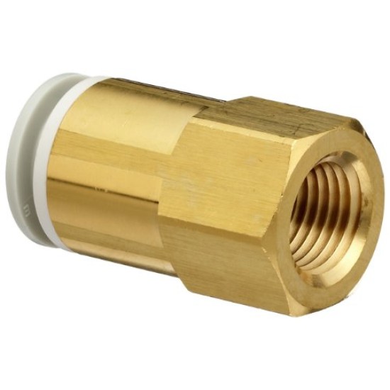 12MM TUBING CONNECTOR , 1/4" FEMALE THREAD