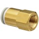 12MM TUBING CONNECTOR , 1/4" FEMALE THREAD