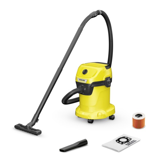 Karcher Wet and dry vacuum cleaner WD 3 V-17/4/20, 17lit, 1000W, container material: Plastic