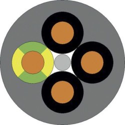 1119303,Lapp Olflex Classic 110 3 Core YY Control Cable, 1.5 mm², 500m, Unscreened 