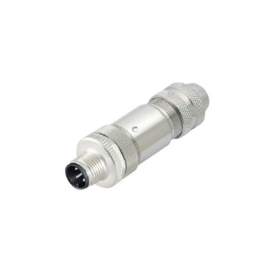 Male ,2pcs/box ,screw connection ,Sensor/Actuator connector, straigh plug, 5-pos., M12, shielded,