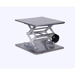 Lab Jack, 8" x 8" Stainless Steel Lab-Lift, 15kg Limit ,78mm-280mm