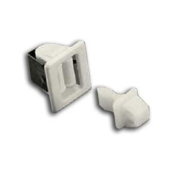 DOUBLE SPRING PLASTIC CLIP WITH HOOK PLUG FOR METAL PANEL PLATE 500SET/BOX,