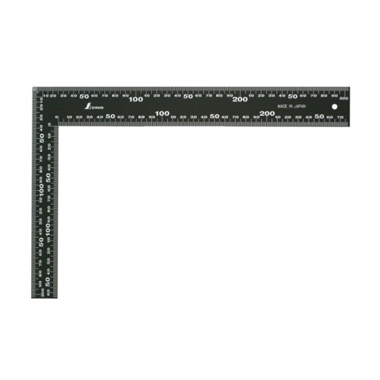 Japan , 300mm X 200mm X width38mm X width25mm, thickness 1.2mm, Steel Rafter Try Square