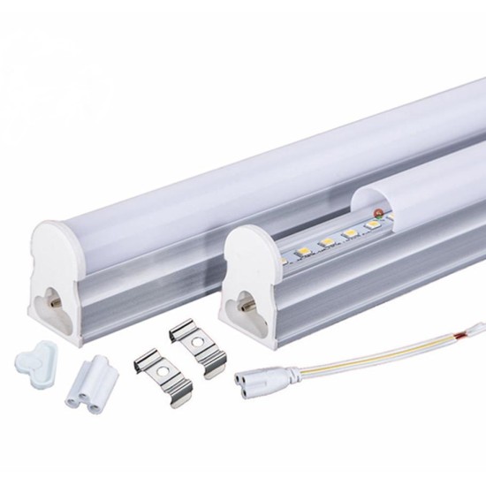 300mm ,LED T5 6W tube c/w casing , Warm White