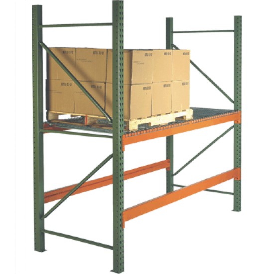 12420mm ,Heavy duty pallet raking system ,With 56 unit of pallet wire mesh