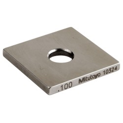 Steel, Square Gage Block ,0.100"