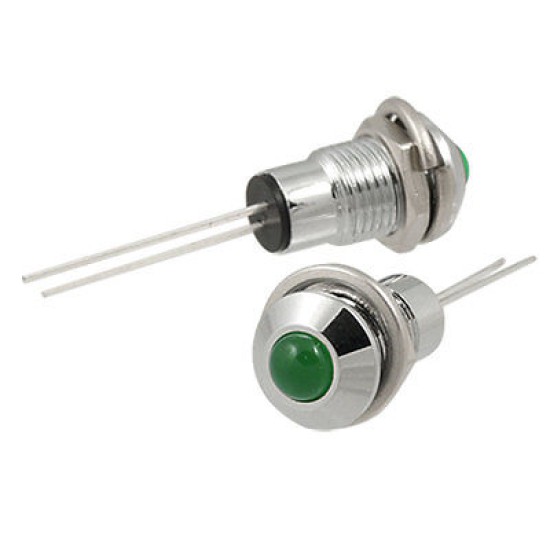 LED Indicator Lamp w/Metal Holder 