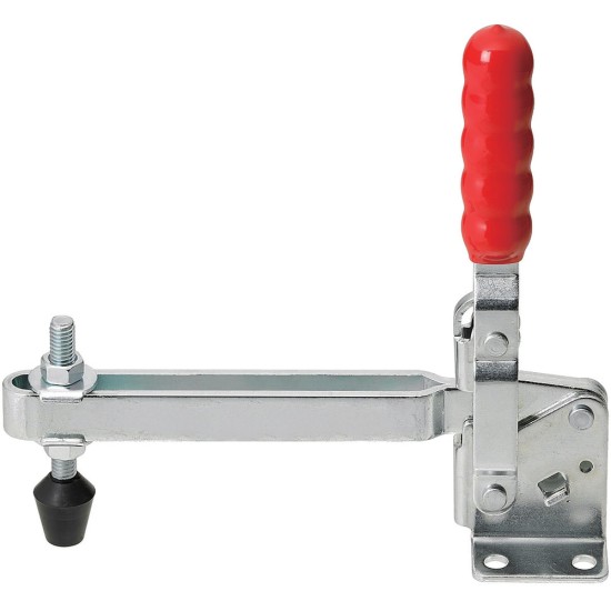 Vertical Hold-Down Toggle Clamps - Long Arm, Flange Base, Tightening Force 784 N ,MC04-3L