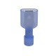Insulated Crimp Terminal Spade Blue, 1/4" Flat Pin,Male Quick Disconnect, 6.35mm x 0.81mm, 0.25" x 0.032", 16 AWG,100pcs/pkt