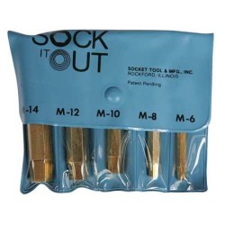 MC-6L,8,10,12,14 ,Metric Socket Head Cap Screw Extractors ,3set /box