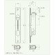 SUS Manual Flush Bolt ,300125P M8X 313mm Bolt,
