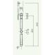 SUS Manual Flush Bolt ,300125P M8X 313mm Bolt,