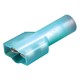 Insulated Crimp Terminal Spade Blue, Female Quick Disconnect, 6.35mm x 0.81mm, 0.25" x 0.032" ,100pcs/pkt