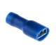 Insulated Crimp Terminal Spade Blue, Female Quick Disconnect, 6.35mm x 0.81mm, 0.25" x 0.032" ,100pcs/pkt
