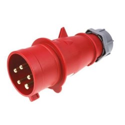 MENNEKES ,MKES-4 ,POWER TOP XTRA PLUG 32A 5P 400V 6H IP44
