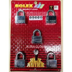 50MM  PADLOCK 5 IN 1, SAME KEY