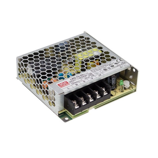 72W 12V 6A Single Output Enclosed Switching Power Supply ,Meanwell Power Supply  ,LRS-75-12