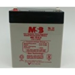 MSB SLA battery, model: MS 12-5.5, 12V, 5.5 Ah, Dimension: width 90mm x depth 70mm x H 107mm 