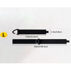 38mm X 240mm/406mm,Management Strap,Heavy Duty Extension Cord Storage Holder,10pcs/bag