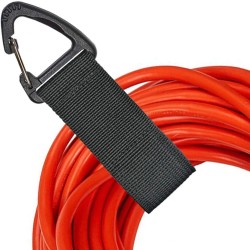 38mm X 240mm/406mm,Management Strap,Heavy Duty Extension Cord Storage Holder,10pcs/bag