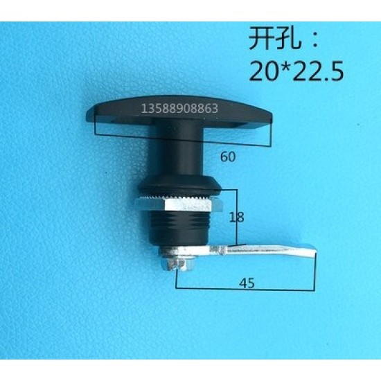 18mm ,T shape Telescopic switch Handle lock