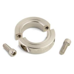SUS SHAFT COLLAR , 303 Stainless Steel, Clamp Style, 30mm OD, 11mm Width