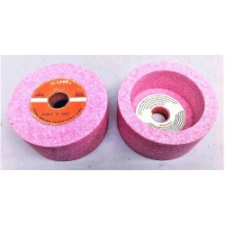 100 X 20X 50mm ,Cup Wheel Pink, for Drill Bit