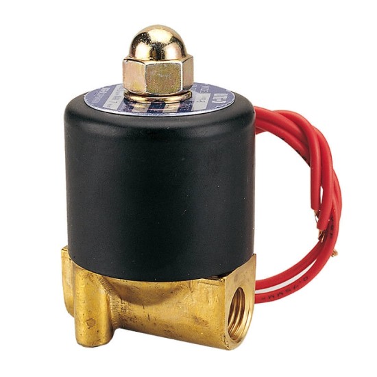 Normally Close, 2/2 Way ,1/8" Female Thread, One Way Air Control with Cable wire, Solenoid Valve, 24vdc