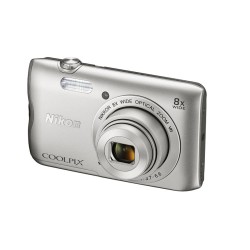 Nikon coolpix A300, 8x optical, 20.1 MP, included USB charger, USB cable, 8GB, case 