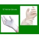 NITRILE DISPOSABLE POWDER FREE GLOVES TEXTURED ,100PCS/BAG, 12"-XL SIZE / WHITE