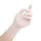 NITRILE DISPOSABLE POWDER FREE GLOVES TEXTURED ,100PCS/BAG, 12"-XL SIZE / WHITE