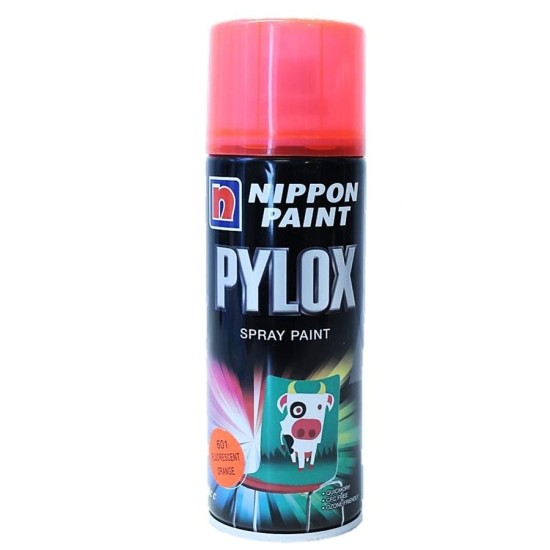 Nippon Pylox Lazer Spray Paint (601) Fluorescent Orange ,12cans/ctn