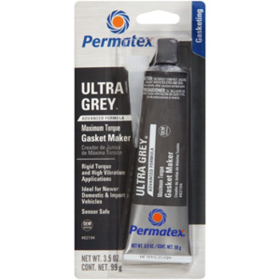 Permatex , Ultra Grey (3.5oz) , 12tub/ box , 82194 ,