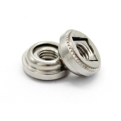 AC-032-2 ,18-8 SST Aligning Press-Fit Nut, 10-32,Stainless Steel Aligning Press-Fit Nuts for Sheet Metal, PEM,100pcs/box