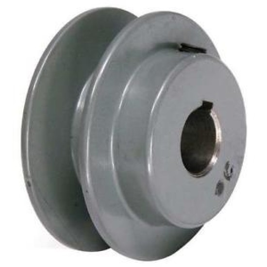 3" X B1  , 1" ID X 1/4" Ket Way , Cast Pulley 