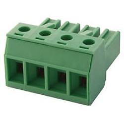 Connector,GMSTB2,5/4-ST-7,62 -  Pluggable Terminal Block, 7.62 mm, 4 Ways, 24 AWG, 12 AWG, 2.5 mm², Screw 