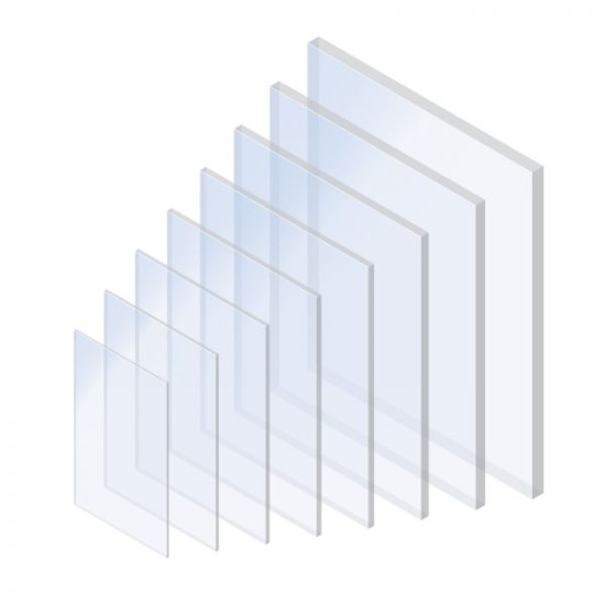 Clear Polycarbonate Plate 460mm x 660mm x 6mm
