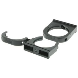 Cable Clip Black Screw Nylon Mount Clip, 40mm , 4pcs/pkt