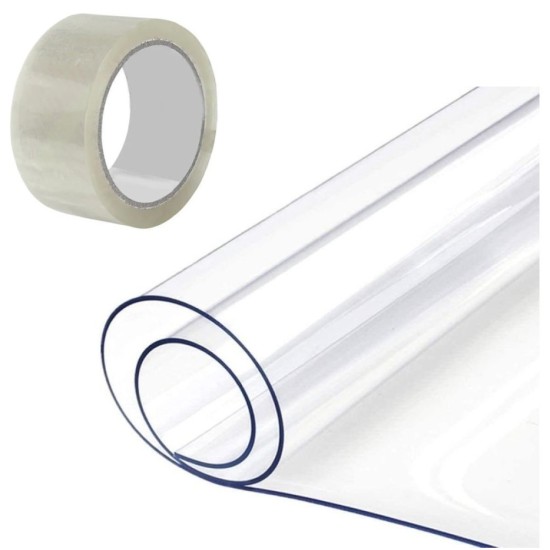 Patching Kits ,0.3MM x 1.37 mtr X 1 mtr Clear Sheet , 3" Clear Tape