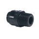 M6 OD tubing X Male Thread 1/8" X28G ,Water Fitting ,Straight Threaded Adaptor, 20pcs/pkt