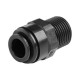 M6 OD tubing X Male Thread 1/8" X28G ,Water Fitting ,Straight Threaded Adaptor, 20pcs/pkt