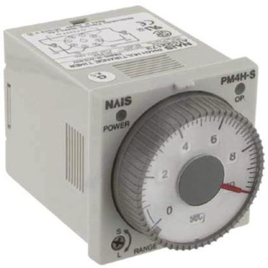 PANASONIC INDUSTRIAL DEVICES  PM4HS-H-24V  Analog Timer, DIN48, PM4H-S Series