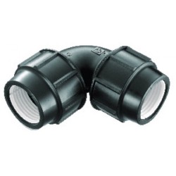 POLYPIPE ELBOW, 20MM(1/2")