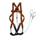 108-LITE-SET-LYKM (SIRIM DOSH), 1 D-Ring Full Body Harness - 1.8m Double Kernmantle Lanyard & Absorber Set