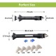 Plastic Razor Blade,5 In 1 Corner Sealant Glue Remover Scraper Tool Kit