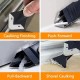 Plastic Razor Blade,5 In 1 Corner Sealant Glue Remover Scraper Tool Kit