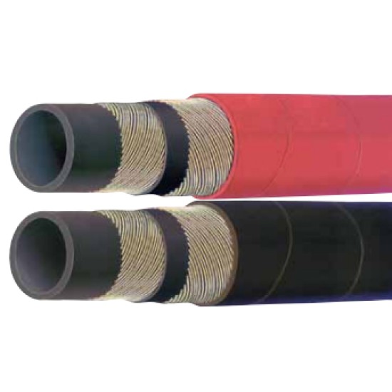 1/2" Prf High Temp hose, maximum: 17 bar/300 PSI/temperature 230°C, 60mtr/roll