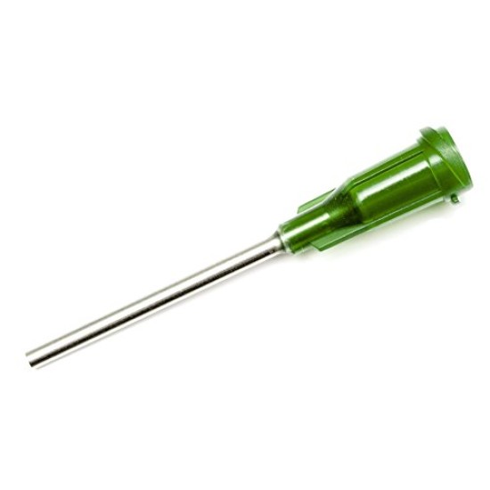 1" x 14G needle, stainless steel 304, dark green B1108 ,500pcs/pkt